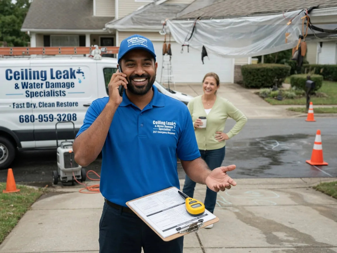 Ceiling Leak Cleanup Murrayville, IL FAQs